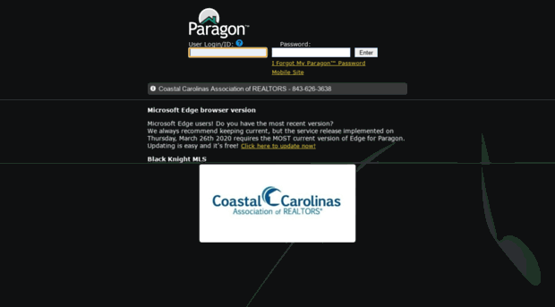 Ccar Mls Paragon Login