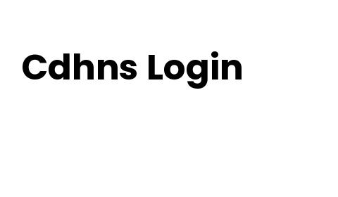 Cdhns Login