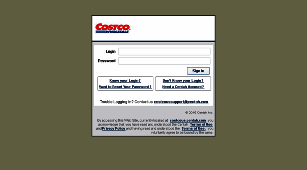 Centah Login