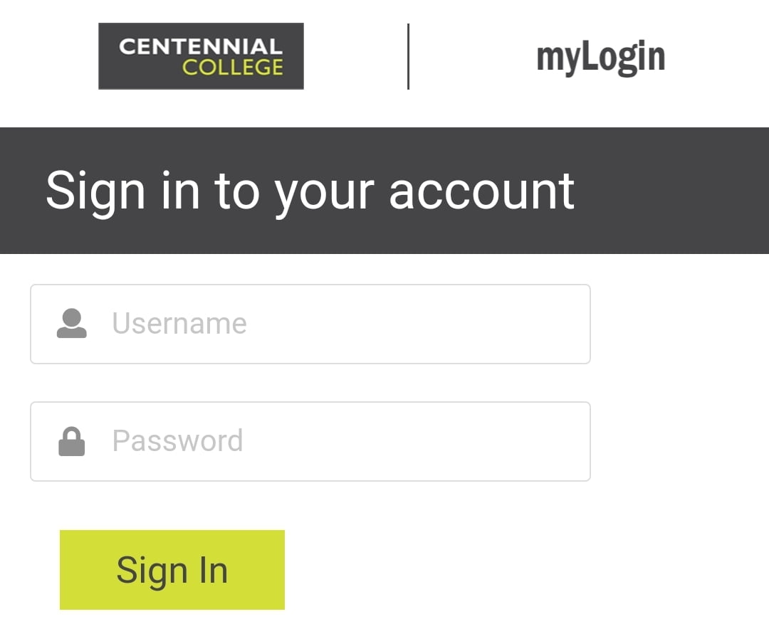 Centennial Student Login