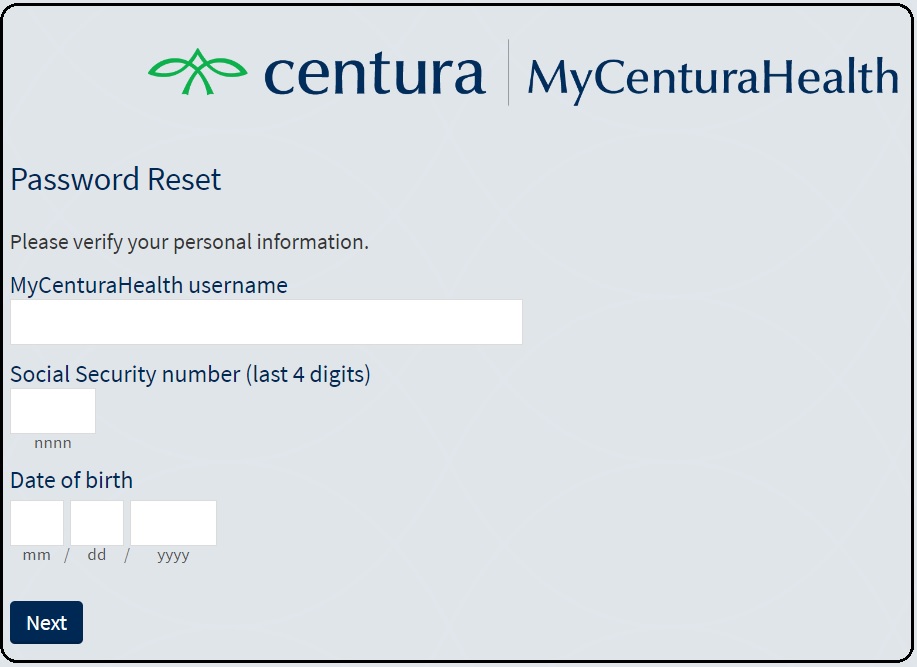 Centura Hub Login