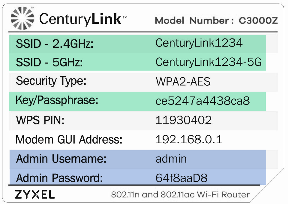 Century Link Router Login