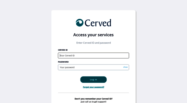 Cerved Login