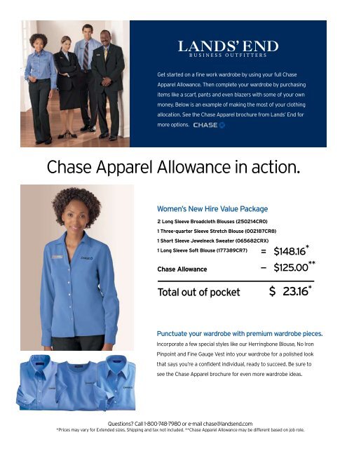 Chase Apparel Login