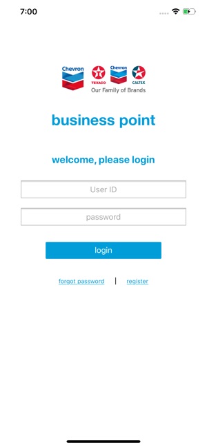 Chevron Business Point Login