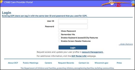 Childcare Careers Portal Login