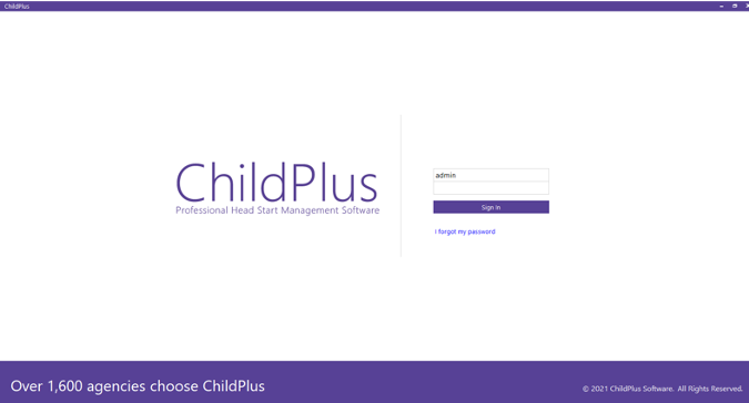 Childplus Login