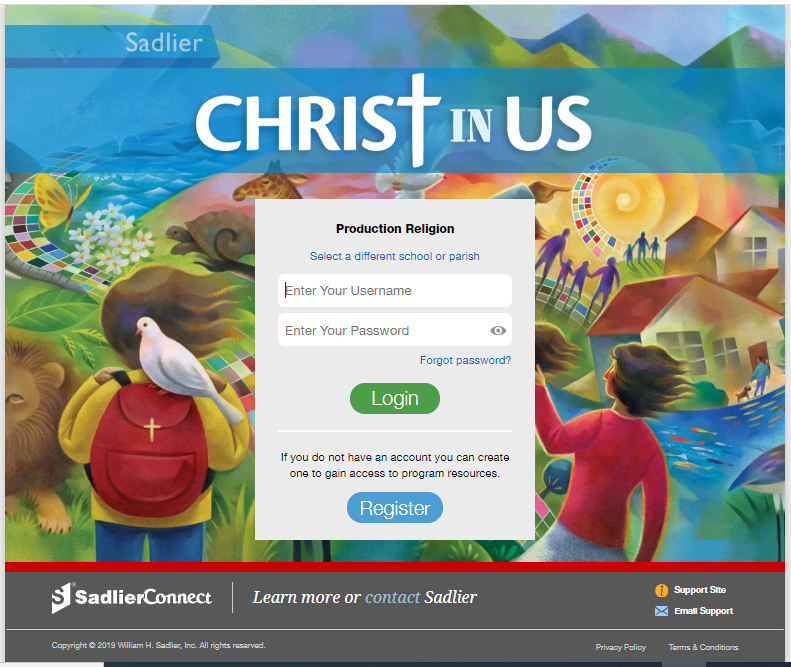 Christ In Us Login