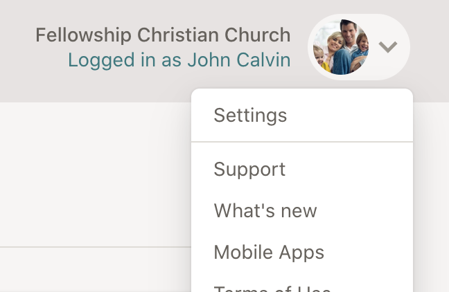 Church Social Login