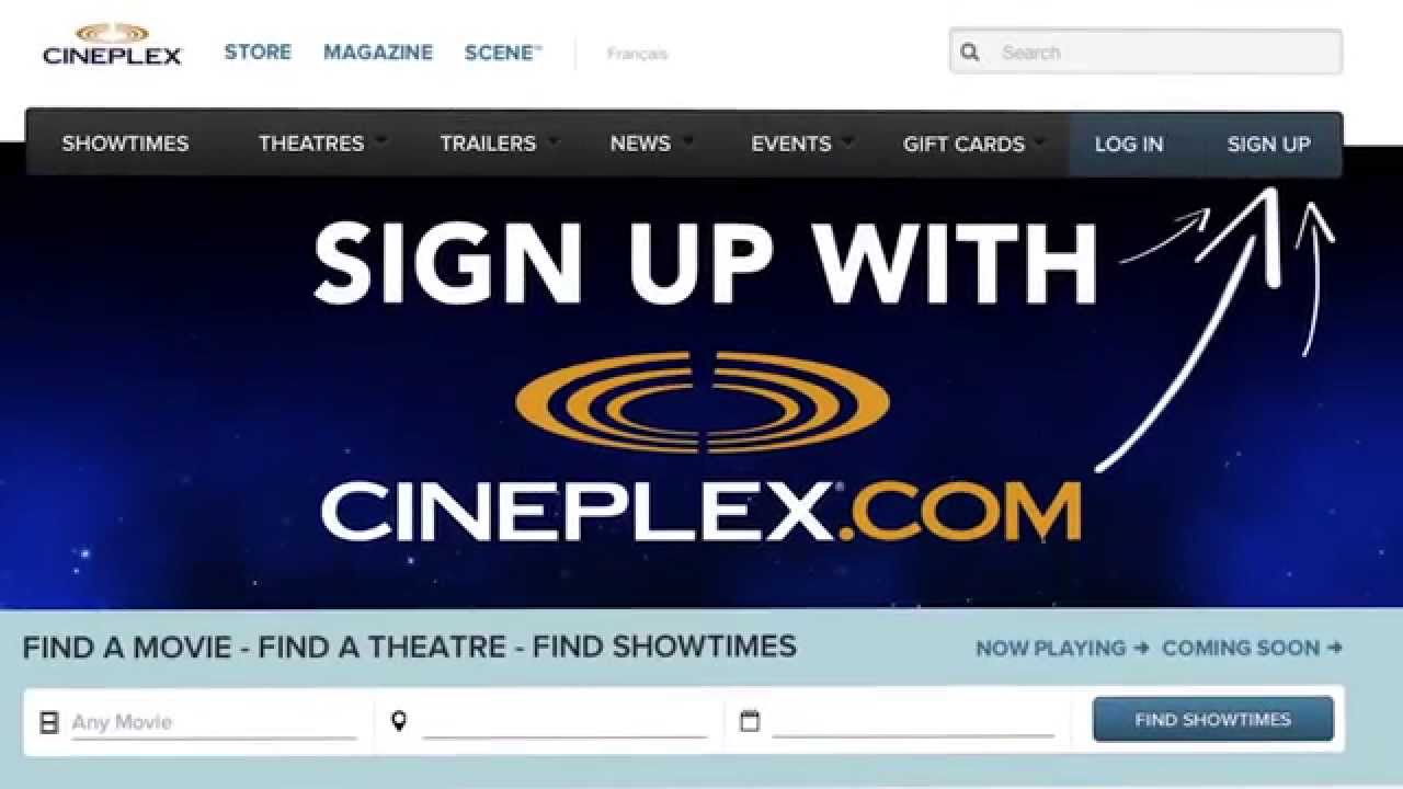 Cineplex Account Login