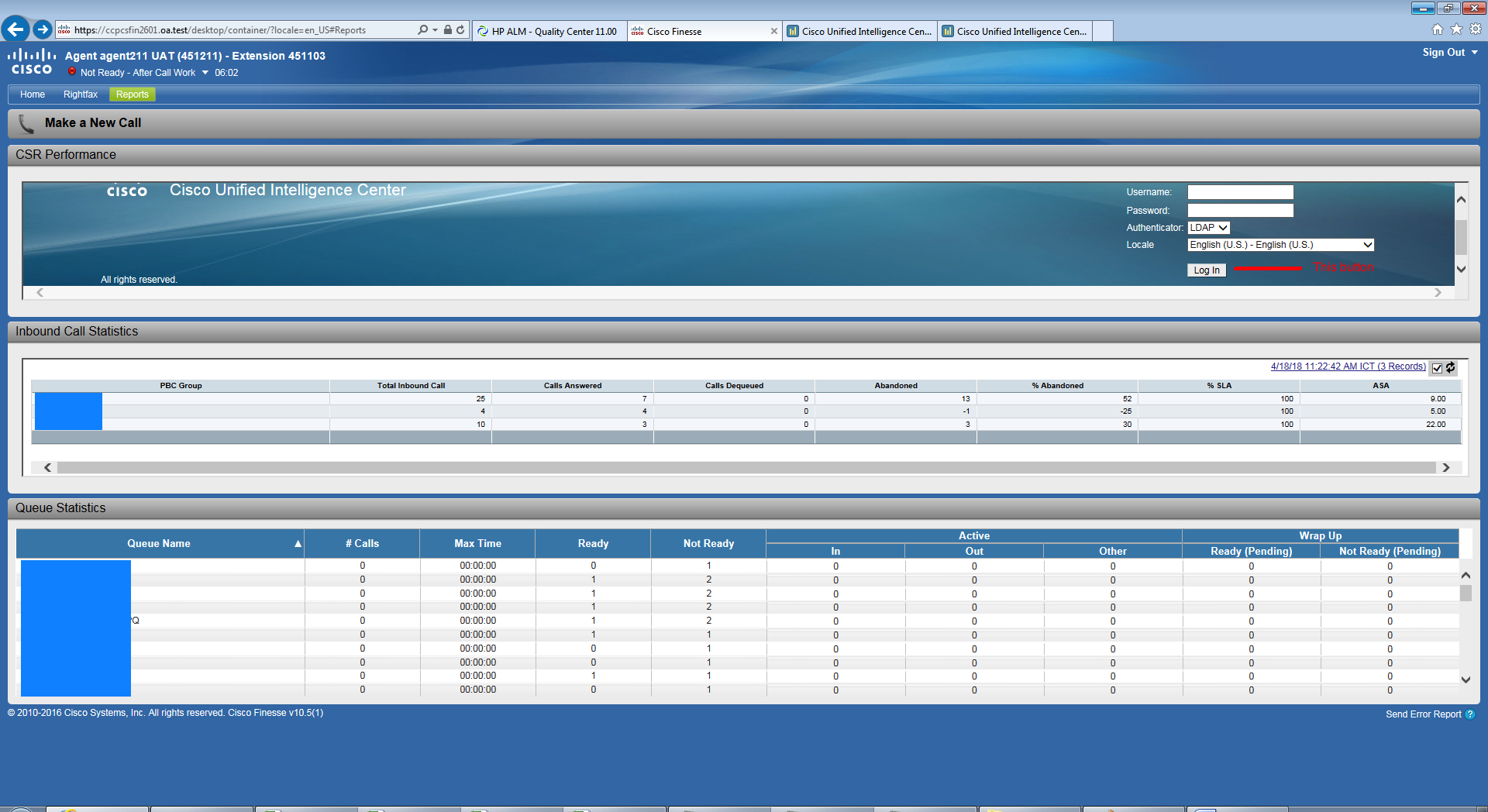 Cisco Finesse Login