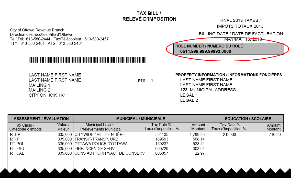 City Of Ottawa Property Tax Login