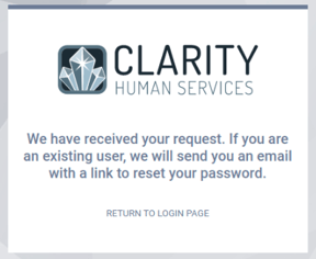 Clarity Human Services Login