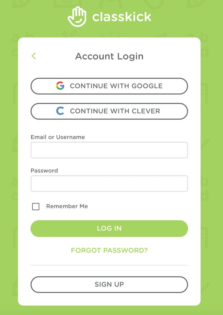 Classkick Login