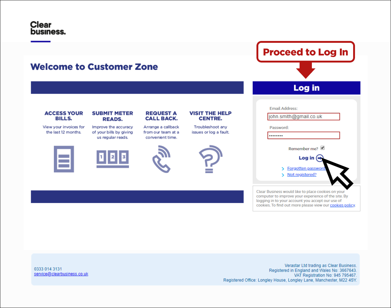 Clear Business Login