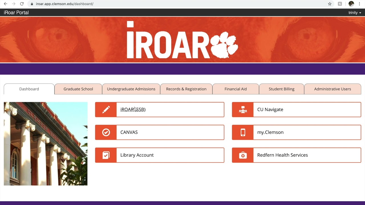 Clemson Iroar Login