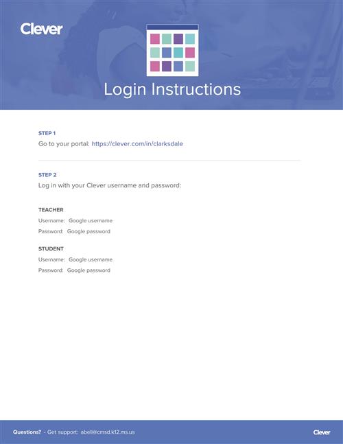 Clever Cmsd Login