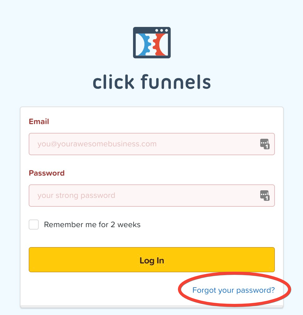 Click Funnel Login