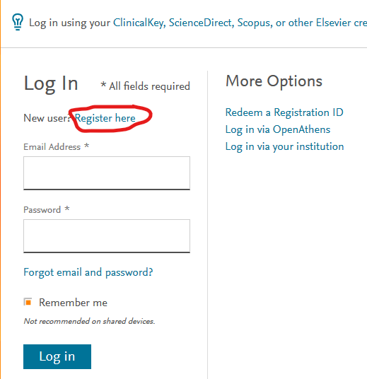 Clinical Key Login