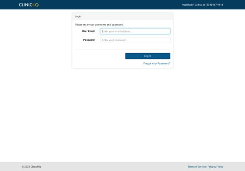 Clinichq Login