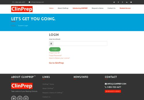 Clinprep Login