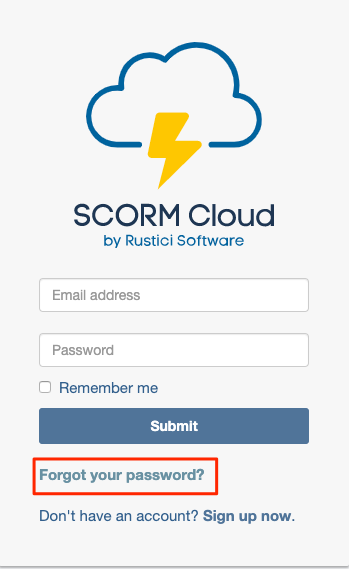 Cloud Scorm Login