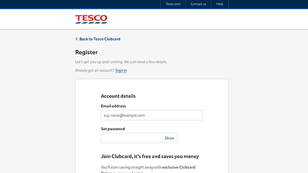 Clubcard Account Login