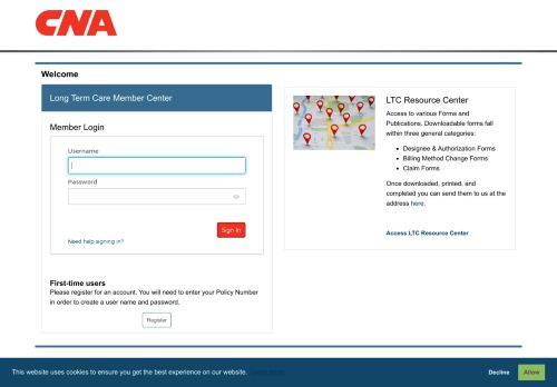 Cna Ltc Policy Hub Login