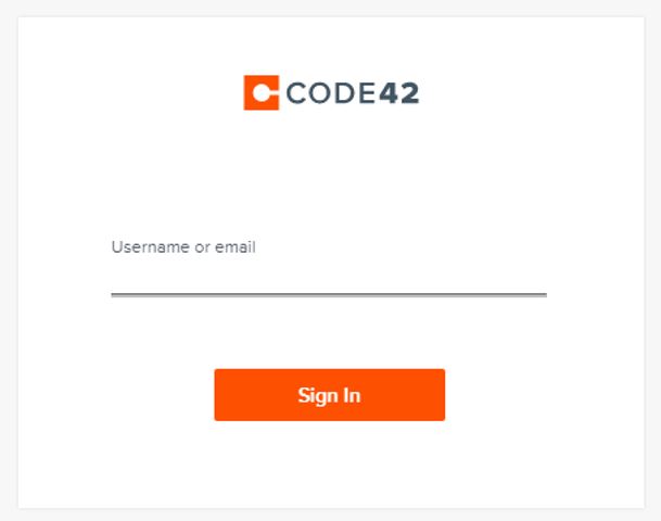 Code 42 Login