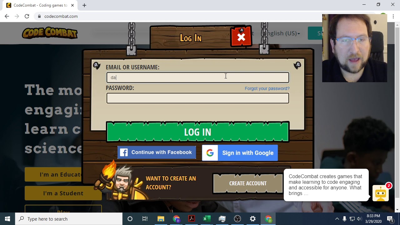 Codecombat Login