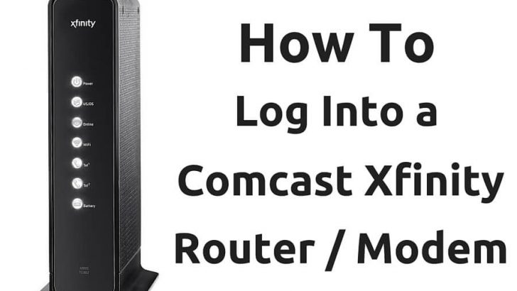 Comcast Modem Default Login