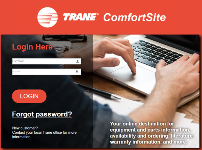 Comfort Site Login