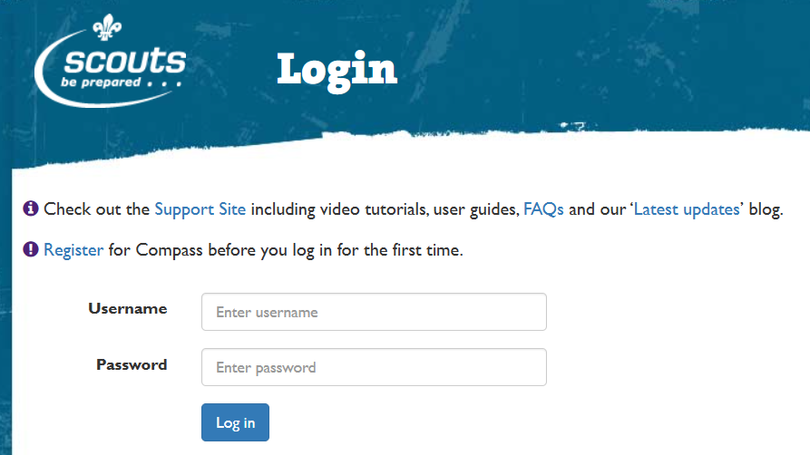 Compass Login Scouts