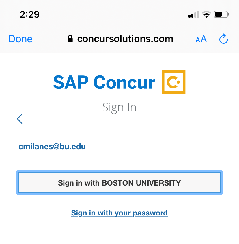 Concur.Gov Login