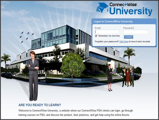 Connectwise University Login