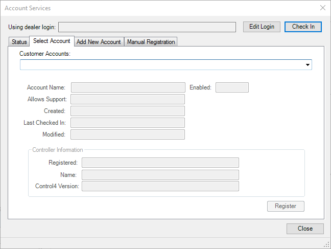 Control 4 Dealer Login