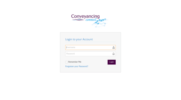 Conveyancing Connect Login