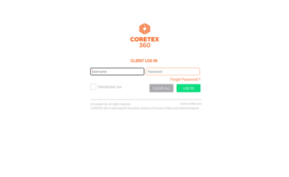 Coretex 360 Login