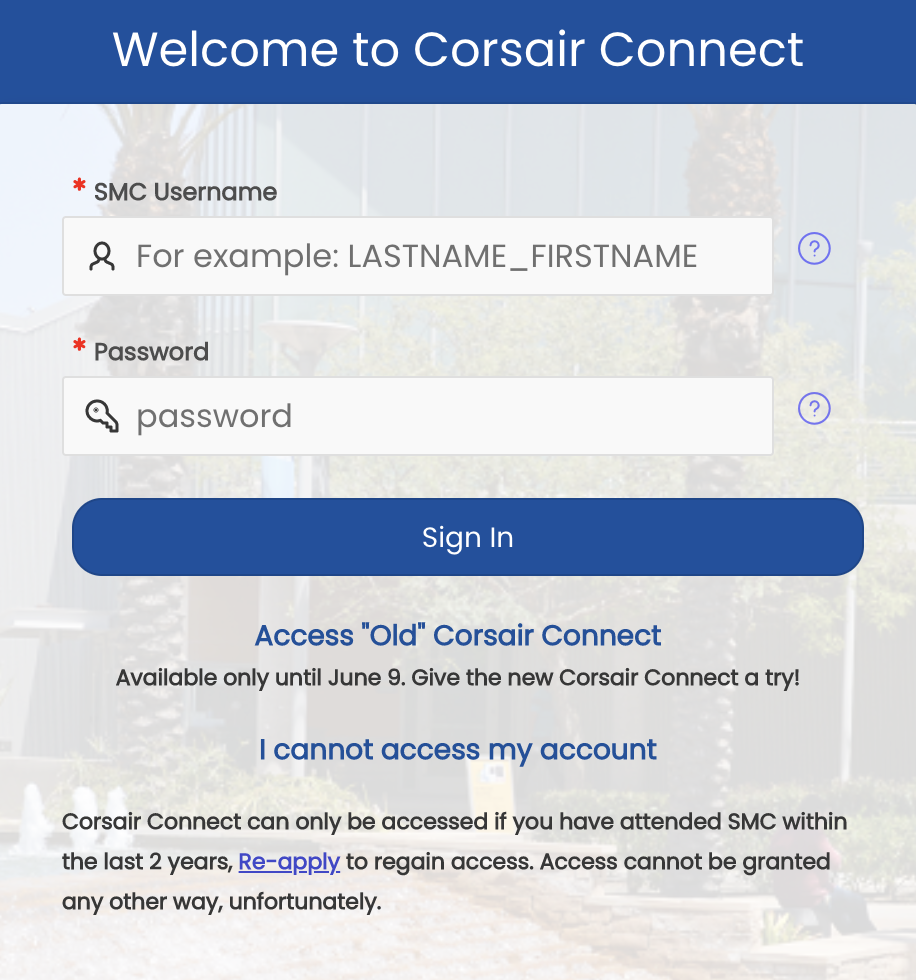 Corsair Connect Login