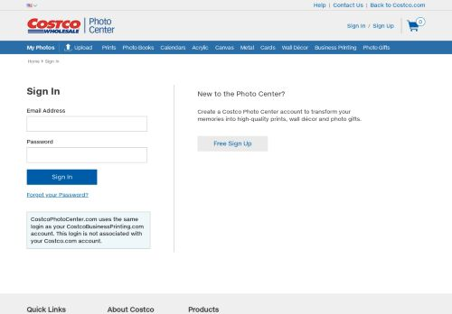 Costcophotocenter.Com Login