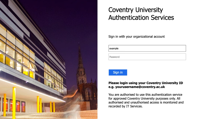 Coventry University Login