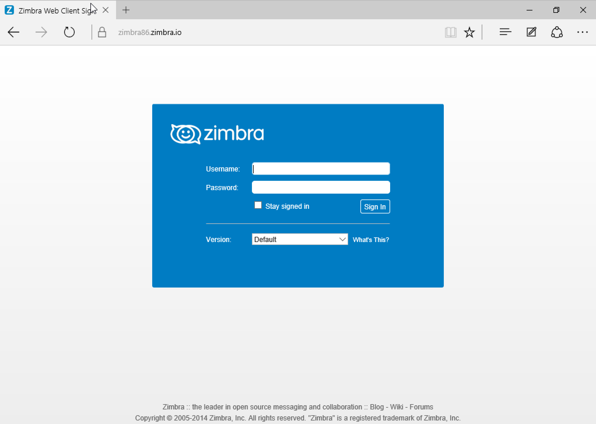 Csf Zimbra Login