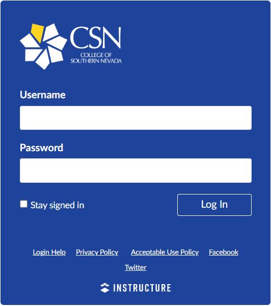 Csn Edu Login