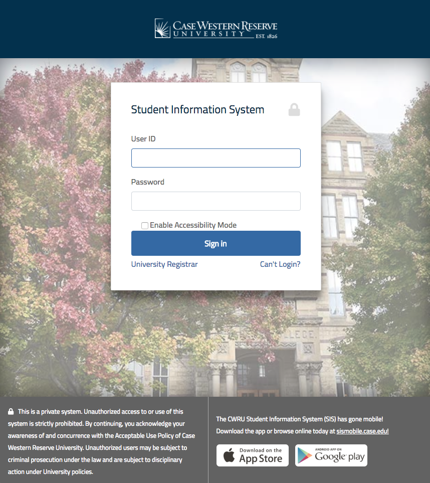 Cwru Login Email