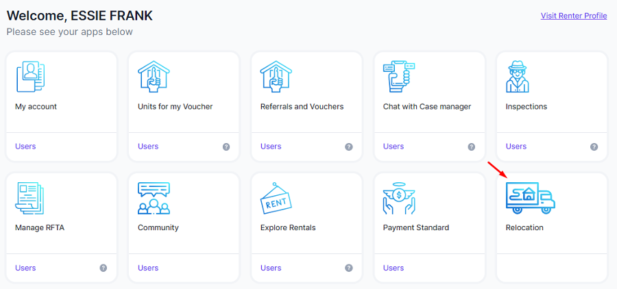 Dallas Housing Login