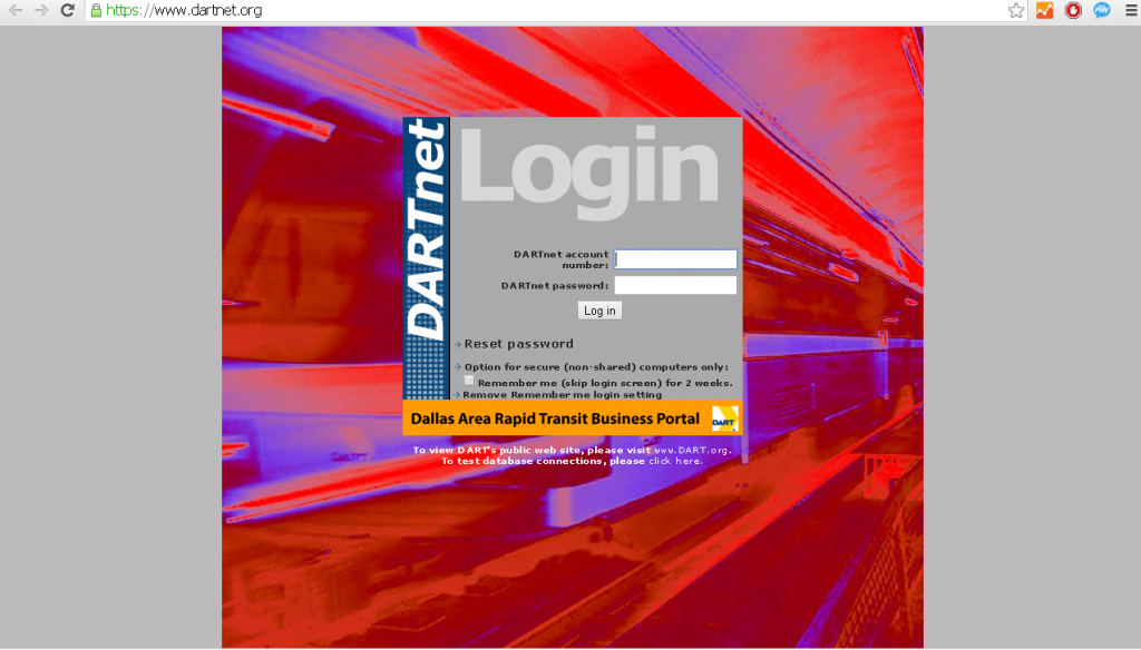 Dartnet Employee Login