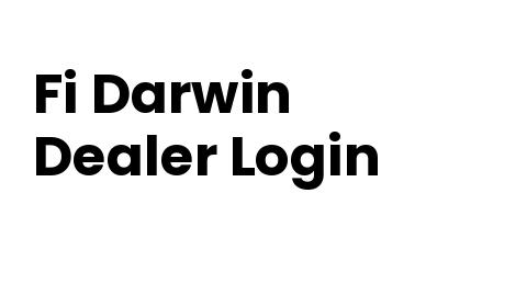 Darwin Dealer Login