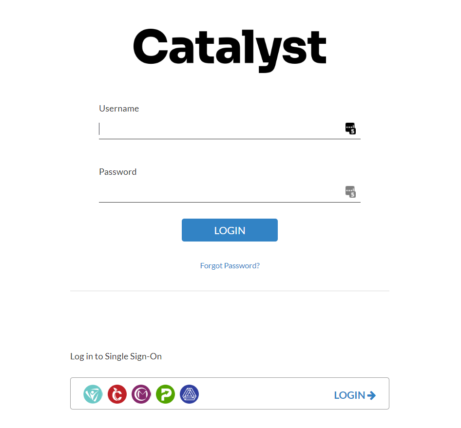 Data Finch Catalyst Login