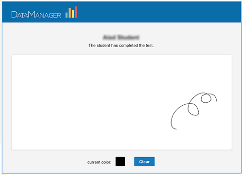 Data Manager Student Login