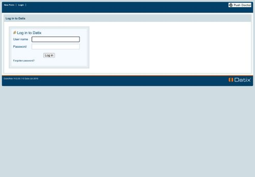 Datix Login